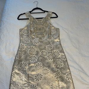Lilly Pulitzer Gold Shift Dress
